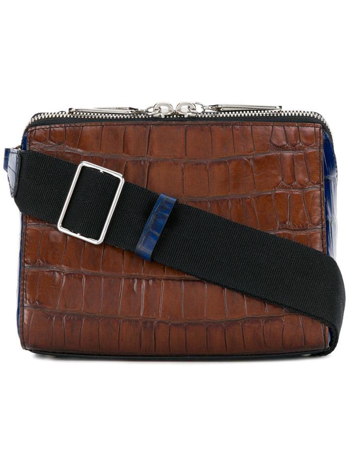 3.1 Phillip Lim Embossed Mini Bag - Brown
