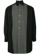 Comme Des Garçons Vintage Frontal Panel Shirt - Black