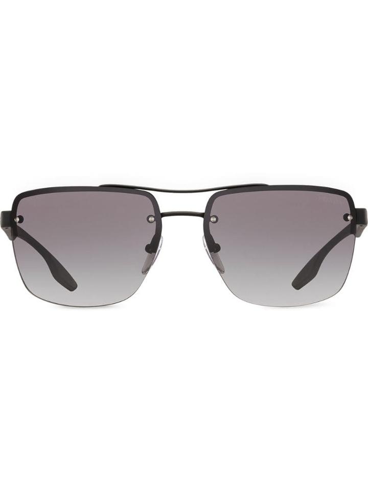 Prada Eyewear Linea Rossa Eyewear Collection Sunglasses - Black