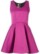 Mcq Alexander Mcqueen Flared Dress, Women's, Size: 38, Pink/purple, Polyester/viscose