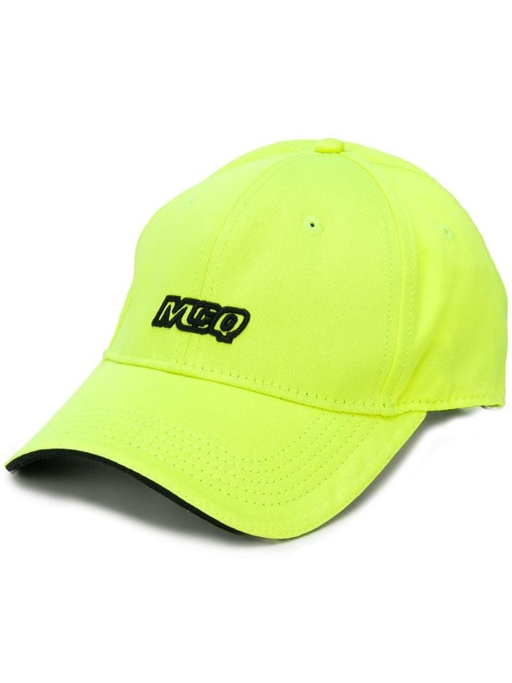 Mcq Alexander Mcqueen Logo Baseball Cap - Yellow