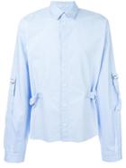 J.w.anderson Strap Detail Shirt, Men's, Size: 52, Blue, Cotton