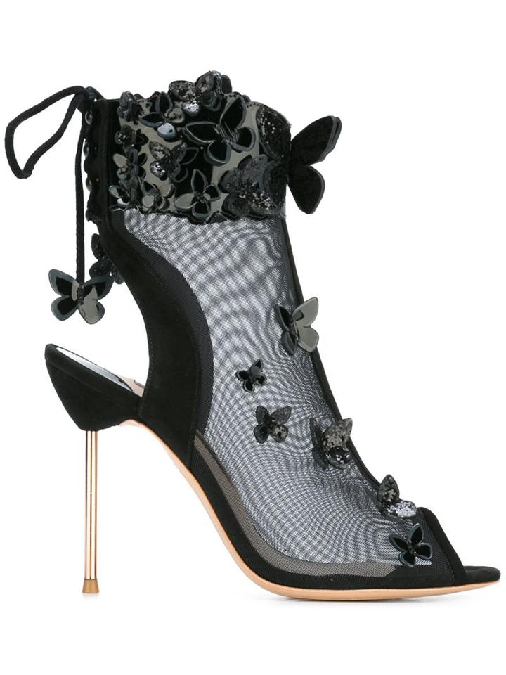 Sophia Webster Cigarette Heel Mesh Sandals