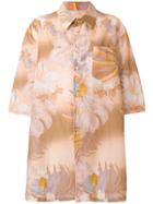 Maison Margiela Oversized Floral Shirt - Multicolour