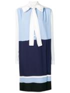 Marni Pussy Bow Shift Dress - White