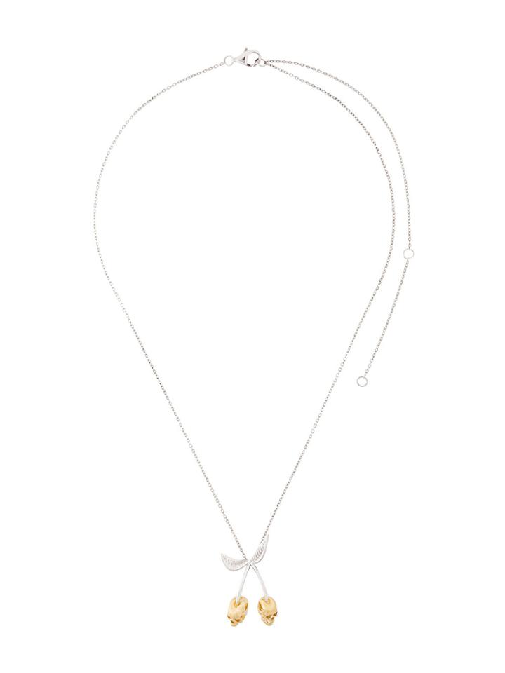 Kasun London Forbidden Cherry Necklace - Metallic