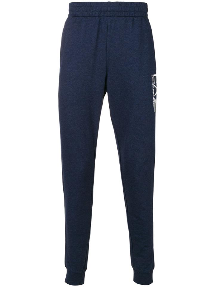 Ea7 Emporio Armani Tapered Tracksuit Bottom - Blue