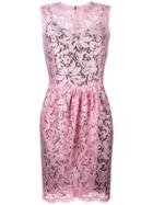 Dolce & Gabbana Tulip Lace Dress - Pink & Purple
