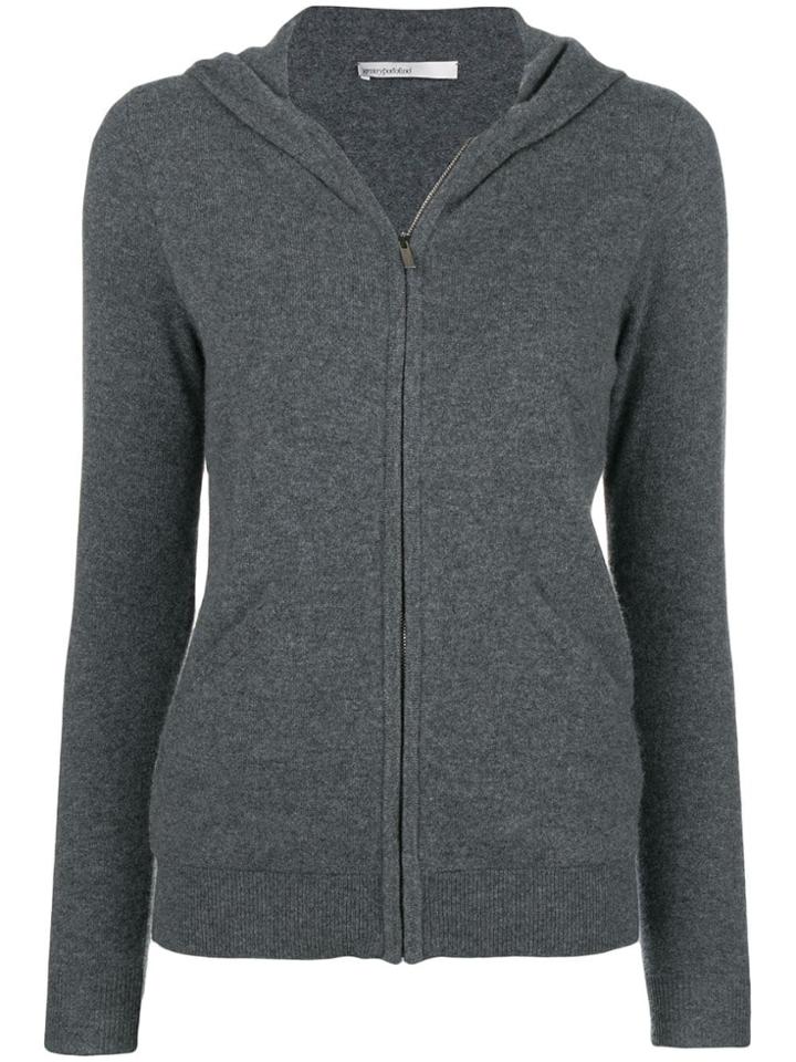 Gentry Portofino Zipped Hooded Jacket - Grey