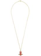 Vivienne Westwood Orb Pendant Long Necklace, Metallic