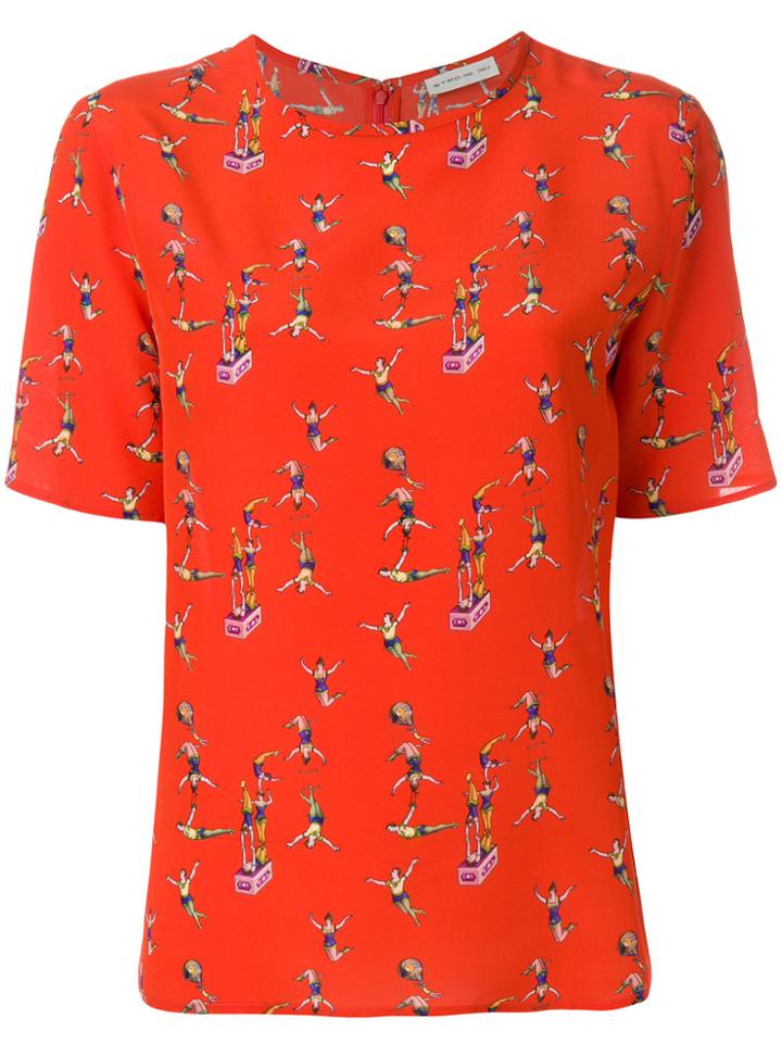 Etro Circus Print Top - Red