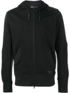 Y-3 Cotton Logo Hooded Sweatshirt, Men's, Size: Large, Black, Cotton/polyester/polyurethane