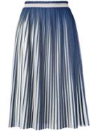 Bellerose - Midi Pleated Skirt - Women - Polyester/viscose - 1, Blue, Polyester/viscose
