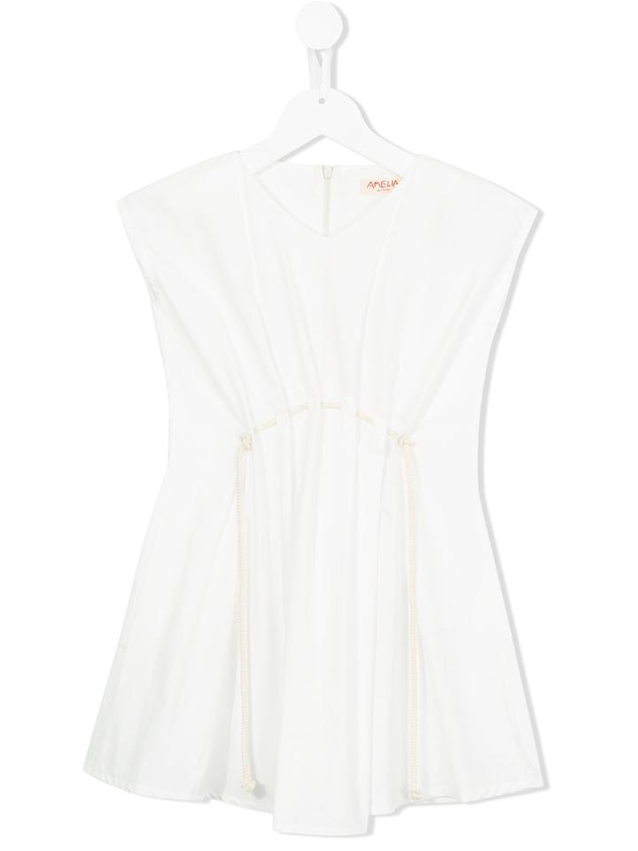 Amelia Milano Rami Dress, Girl's, Size: 10 Yrs, White