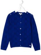 Kenzo Kids Bony Cardigan, Girl's, Size: 8 Yrs, Blue