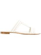 Tod's Double T Sandals - White