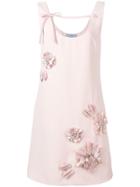 Prada Floral Mini Dress - Pink