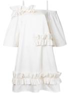 Paskal Ruffled Trim Dress - Yellow & Orange