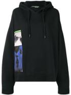 Dsquared2 Oversized Graphic Print Hoodie - Black