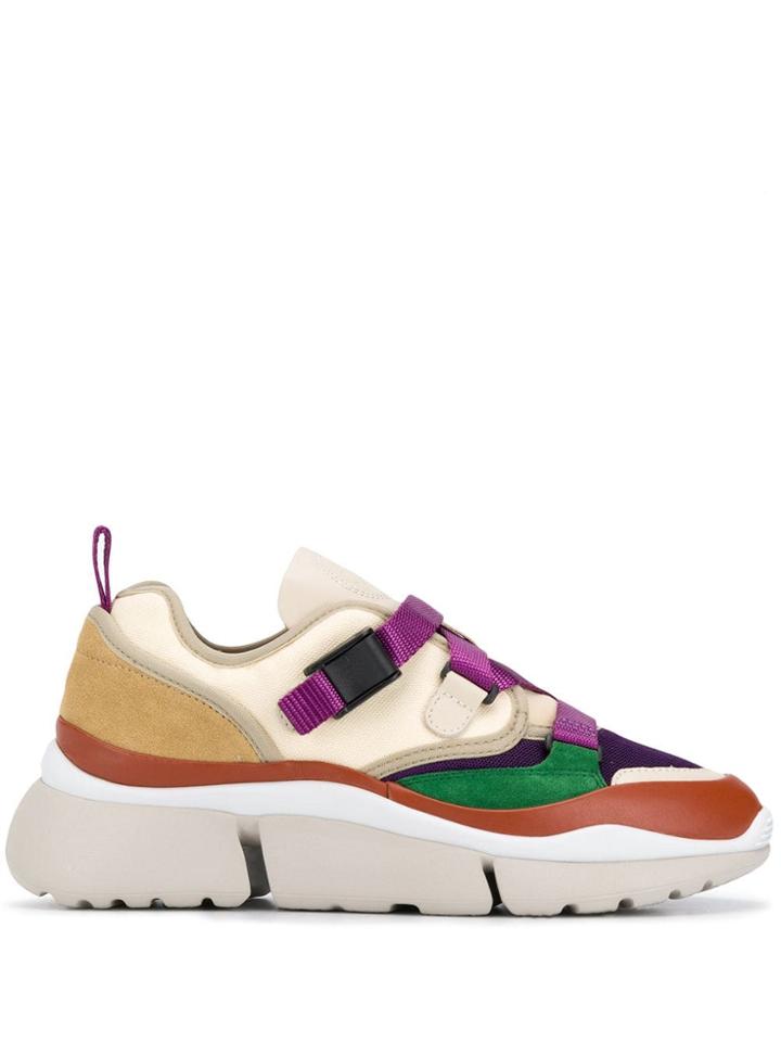 Chloé Multicoloured Sneakers - Neutrals