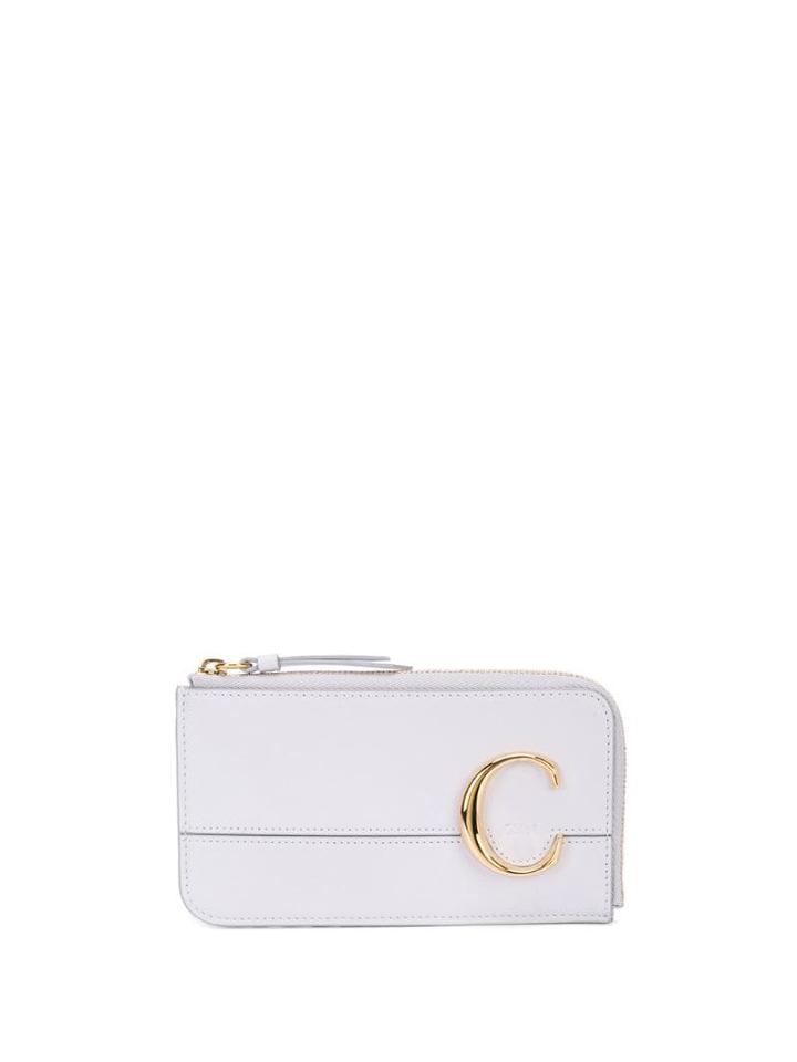 Chloé C-logo Small Wallet - Neutrals