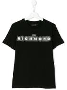 John Richmond Kids Teen Richmond Print T-shirt - Black