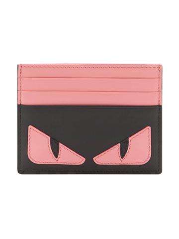 Fendi Monsters Eyes Cardholder - Black