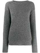 Prada Cashmere Boat Neck Sweater - Grey
