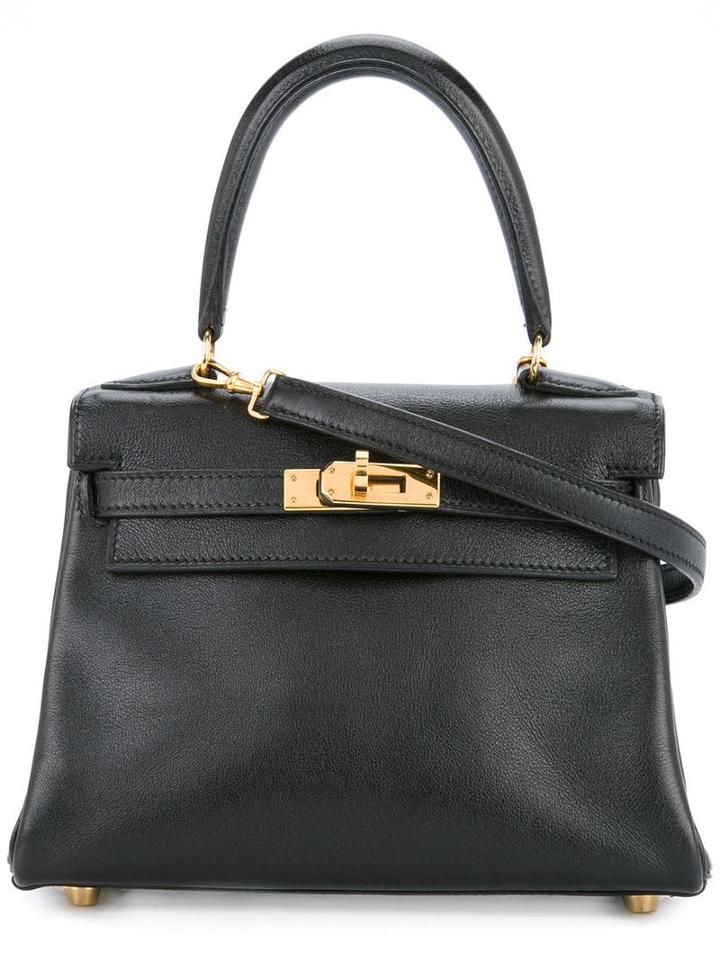 Hermès Pre-owned Kelly 25 2way Gulliver Handbag - Black