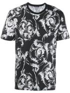 Versace Wave Print T-shirt - Black