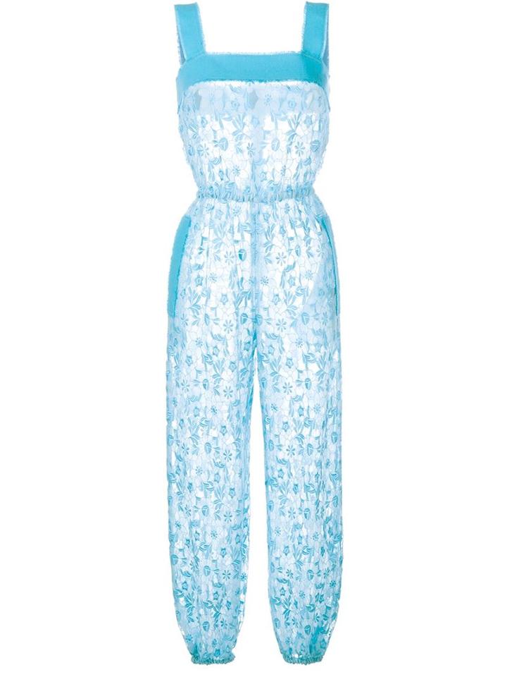 Dolce & Gabbana Lace Floral Jumpsuit