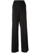 Red Valentino Straight Tailored Trousers - Black