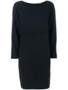 Steffen Schraut Boat Neck Dress - Black