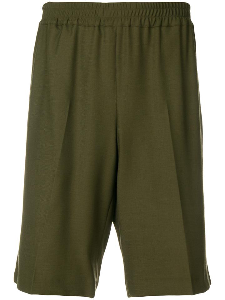 Harmony Paris Elasticated Waist Shorts - Green