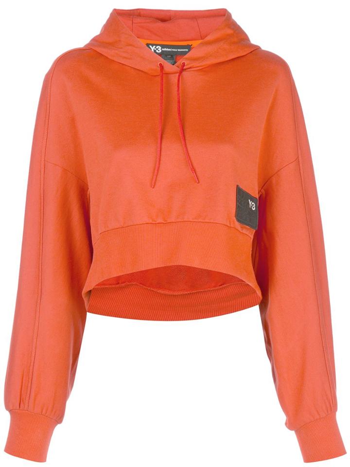 Y-3 X Adidas Stacked Badge Hoodie - Orange