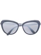 Dolce & Gabbana Eyewear Oversized Cat-eye Sunglasses - Grey