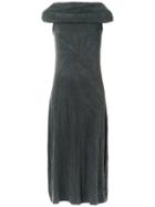 Uma Raquel Davidowicz - Midi Dress - Women - Polyester/spandex/elastane/viscose - Pp, Grey, Polyester/spandex/elastane/viscose