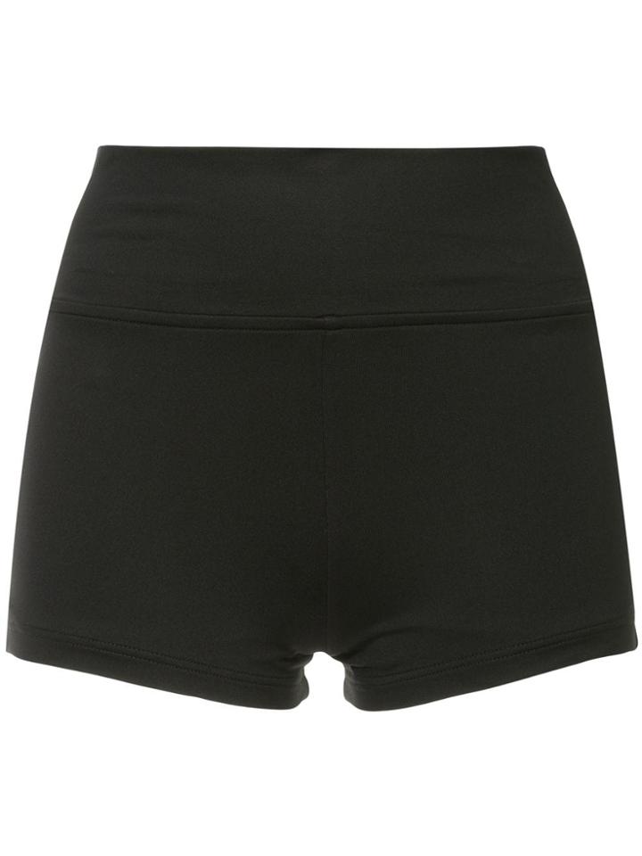Seafolly Roll Top Boyleg Bikini Pant - Black