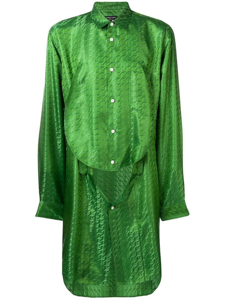 Comme Des Garçons Homme Plus Deconstructed Shirt - Green