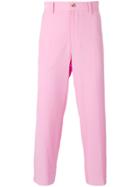 Gucci Cropped Trousers - Pink & Purple