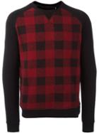 Woolrich Checked Sweater, Men's, Size: Small, Black, Polyamide/wool/other Fibers