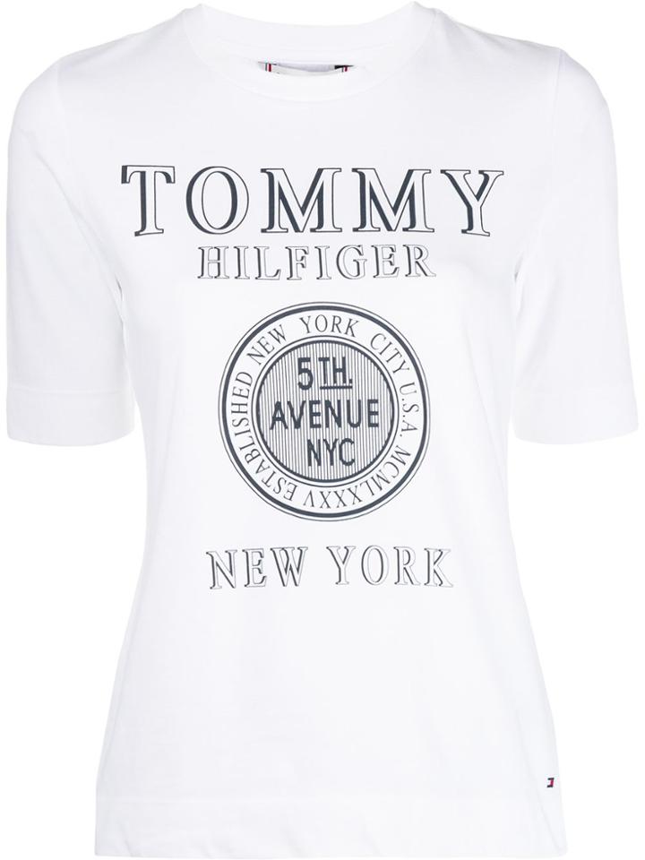 Tommy Hilfiger New York Logo T-shirt - White