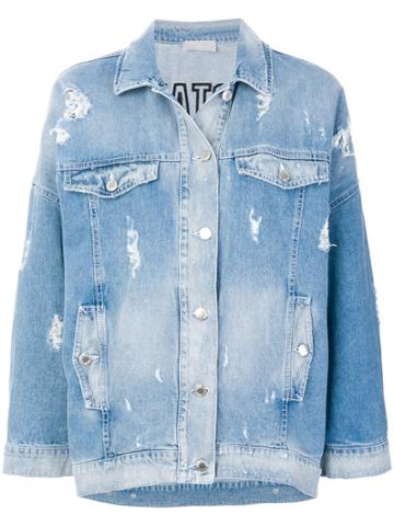 Constance C We Are The Here Denim Jacket - Blue