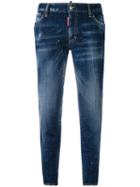 Dsquared2 - Cropped Jeans - Women - Cotton/spandex/elastane - 42, Blue, Cotton/spandex/elastane