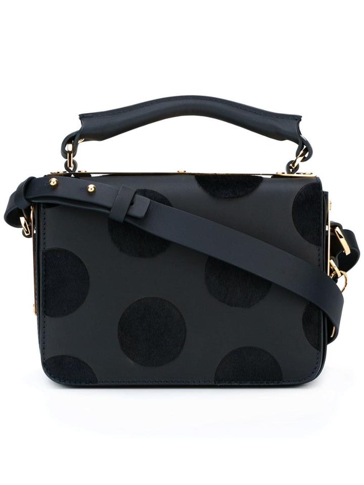 Sophie Hulme Dotted Tote Bag - Blue