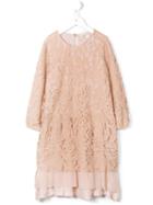 Caffe' D'orzo 'angelica' Lace Dress, Girl's, Size: 8 Yrs, Nude/neutrals