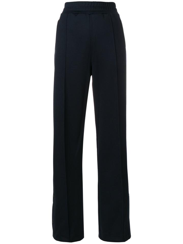 By Malene Birger Button Leg Track Pants - Blue