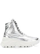 Joshua Sanders Donna Hi-top Sneakers - Silver