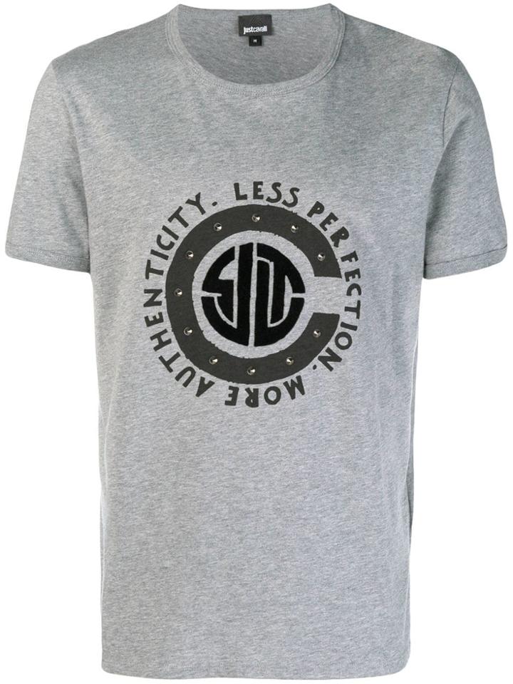 Just Cavalli Less Perfection T-shirt - Grey