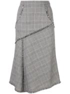 Rebecca Vallance Fontaine Midi Skirt - Grey